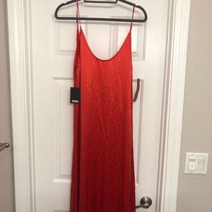 ❤️Reformation Silk maxi slip dress